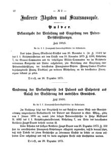 Verordnungsblatt für den Dienstbereich des K.K. Finanzministeriums für die im Reichsrate Vertretenen Königreiche und Länder 18760212 Seite: 4