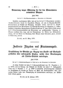 Verordnungsblatt für den Dienstbereich des K.K. Finanzministeriums für die im Reichsrate Vertretenen Königreiche und Länder 18760325 Seite: 2