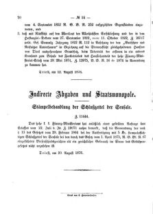 Verordnungsblatt für den Dienstbereich des K.K. Finanzministeriums für die im Reichsrate Vertretenen Königreiche und Länder 18760826 Seite: 2