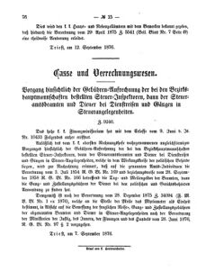 Verordnungsblatt für den Dienstbereich des K.K. Finanzministeriums für die im Reichsrate Vertretenen Königreiche und Länder 18760919 Seite: 2