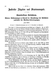 Verordnungsblatt für den Dienstbereich des K.K. Finanzministeriums für die im Reichsrate Vertretenen Königreiche und Länder 18770818 Seite: 2