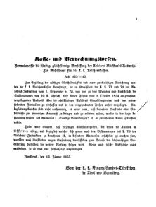 Verordnungsblatt für den Dienstbereich des K.K. Finanzministeriums für die im Reichsrate Vertretenen Königreiche und Länder 18550123 Seite: 3