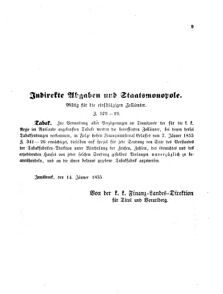 Verordnungsblatt für den Dienstbereich des K.K. Finanzministeriums für die im Reichsrate Vertretenen Königreiche und Länder 18550123 Seite: 5