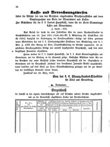 Verordnungsblatt für den Dienstbereich des K.K. Finanzministeriums für die im Reichsrate Vertretenen Königreiche und Länder 18550323 Seite: 6