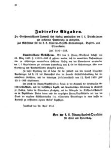 Verordnungsblatt für den Dienstbereich des K.K. Finanzministeriums für die im Reichsrate Vertretenen Königreiche und Länder 18550430 Seite: 2