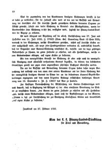 Verordnungsblatt für den Dienstbereich des K.K. Finanzministeriums für die im Reichsrate Vertretenen Königreiche und Länder 18560227 Seite: 2