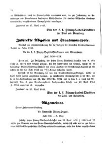 Verordnungsblatt für den Dienstbereich des K.K. Finanzministeriums für die im Reichsrate Vertretenen Königreiche und Länder 18560428 Seite: 2