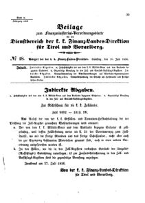 Verordnungsblatt für den Dienstbereich des K.K. Finanzministeriums für die im Reichsrate Vertretenen Königreiche und Länder 18560726 Seite: 3