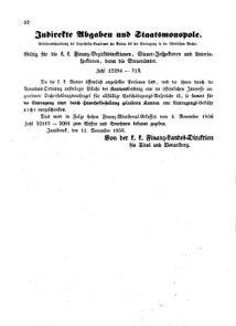 Verordnungsblatt für den Dienstbereich des K.K. Finanzministeriums für die im Reichsrate Vertretenen Königreiche und Länder 18561111 Seite: 2