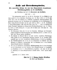 Verordnungsblatt für den Dienstbereich des K.K. Finanzministeriums für die im Reichsrate Vertretenen Königreiche und Länder 18580211 Seite: 6