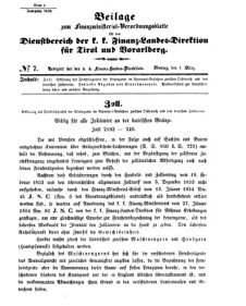 Verordnungsblatt für den Dienstbereich des K.K. Finanzministeriums für die im Reichsrate Vertretenen Königreiche und Länder 18580301 Seite: 3