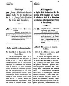 Verordnungsblatt für den Dienstbereich des K.K. Finanzministeriums für die im Reichsrate Vertretenen Königreiche und Länder 18580414 Seite: 3