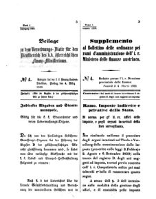 Verordnungsblatt für den Dienstbereich des K.K. Finanzministeriums für die im Reichsrate Vertretenen Königreiche und Länder 18590304 Seite: 1