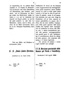 Verordnungsblatt für den Dienstbereich des K.K. Finanzministeriums für die im Reichsrate Vertretenen Königreiche und Länder 18620430 Seite: 2