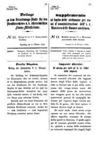 Verordnungsblatt für den Dienstbereich des K.K. Finanzministeriums für die im Reichsrate Vertretenen Königreiche und Länder 18621004 Seite: 1