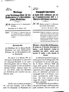 Verordnungsblatt für den Dienstbereich des K.K. Finanzministeriums für die im Reichsrate Vertretenen Königreiche und Länder 18621030 Seite: 1