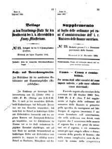 Verordnungsblatt für den Dienstbereich des K.K. Finanzministeriums für die im Reichsrate Vertretenen Königreiche und Länder 18621231 Seite: 1