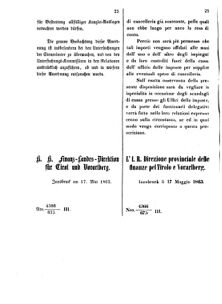 Verordnungsblatt für den Dienstbereich des K.K. Finanzministeriums für die im Reichsrate Vertretenen Königreiche und Länder 18630521 Seite: 2