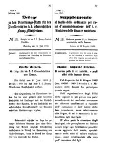 Verordnungsblatt für den Dienstbereich des K.K. Finanzministeriums für die im Reichsrate Vertretenen Königreiche und Länder 18630711 Seite: 1