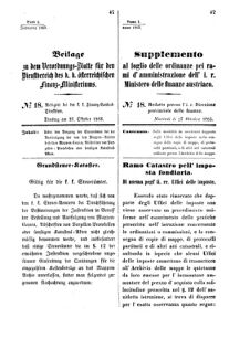 Verordnungsblatt für den Dienstbereich des K.K. Finanzministeriums für die im Reichsrate Vertretenen Königreiche und Länder 18631027 Seite: 1