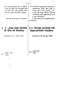 Verordnungsblatt für den Dienstbereich des K.K. Finanzministeriums für die im Reichsrate Vertretenen Königreiche und Länder 18640125 Seite: 3