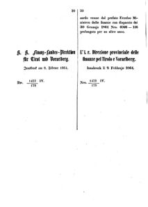 Verordnungsblatt für den Dienstbereich des K.K. Finanzministeriums für die im Reichsrate Vertretenen Königreiche und Länder 18640222 Seite: 2