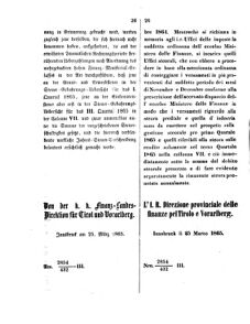 Verordnungsblatt für den Dienstbereich des K.K. Finanzministeriums für die im Reichsrate Vertretenen Königreiche und Länder 18650328 Seite: 2