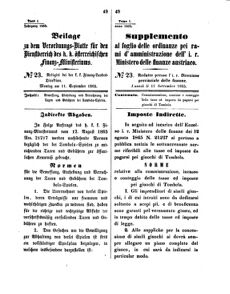 Verordnungsblatt für den Dienstbereich des K.K. Finanzministeriums für die im Reichsrate Vertretenen Königreiche und Länder 18650911 Seite: 1