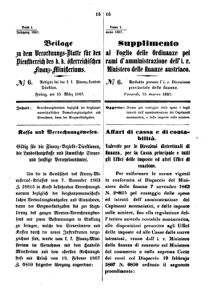 Verordnungsblatt für den Dienstbereich des K.K. Finanzministeriums für die im Reichsrate Vertretenen Königreiche und Länder