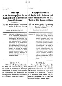 Verordnungsblatt für den Dienstbereich des K.K. Finanzministeriums für die im Reichsrate Vertretenen Königreiche und Länder 18671220 Seite: 1