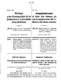 Verordnungsblatt für den Dienstbereich des K.K. Finanzministeriums für die im Reichsrate Vertretenen Königreiche und Länder