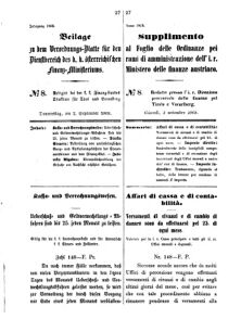 Verordnungsblatt für den Dienstbereich des K.K. Finanzministeriums für die im Reichsrate Vertretenen Königreiche und Länder