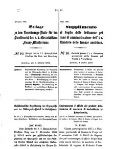 Verordnungsblatt für den Dienstbereich des K.K. Finanzministeriums für die im Reichsrate Vertretenen Königreiche und Länder