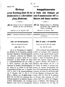 Verordnungsblatt für den Dienstbereich des K.K. Finanzministeriums für die im Reichsrate Vertretenen Königreiche und Länder 18691229 Seite: 1