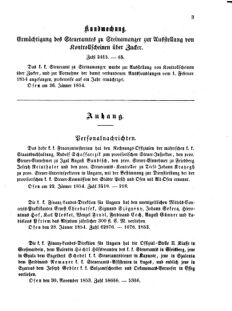 Verordnungsblatt für den Dienstbereich des K.K. Finanzministeriums für die im Reichsrate Vertretenen Königreiche und Länder 18540131 Seite: 3