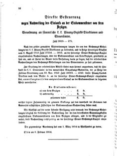 Verordnungsblatt für den Dienstbereich des K.K. Finanzministeriums für die im Reichsrate Vertretenen Königreiche und Länder 18540212 Seite: 4