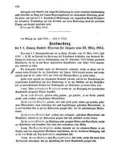 Verordnungsblatt für den Dienstbereich des K.K. Finanzministeriums für die im Reichsrate Vertretenen Königreiche und Länder 18540331 Seite: 2