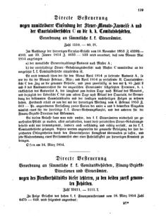 Verordnungsblatt für den Dienstbereich des K.K. Finanzministeriums für die im Reichsrate Vertretenen Königreiche und Länder 18540403 Seite: 3