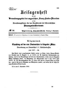 Verordnungsblatt für den Dienstbereich des K.K. Finanzministeriums für die im Reichsrate Vertretenen Königreiche und Länder