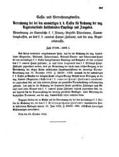 Verordnungsblatt für den Dienstbereich des K.K. Finanzministeriums für die im Reichsrate Vertretenen Königreiche und Länder 18541031 Seite: 7