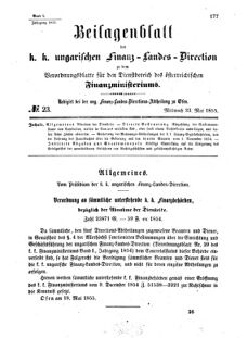 Verordnungsblatt für den Dienstbereich des K.K. Finanzministeriums für die im Reichsrate Vertretenen Königreiche und Länder