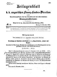 Verordnungsblatt für den Dienstbereich des K.K. Finanzministeriums für die im Reichsrate Vertretenen Königreiche und Länder