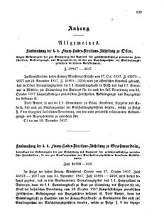 Verordnungsblatt für den Dienstbereich des K.K. Finanzministeriums für die im Reichsrate Vertretenen Königreiche und Länder 18571227 Seite: 3