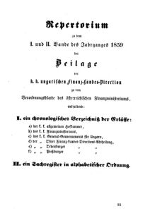 Verordnungsblatt für den Dienstbereich des K.K. Finanzministeriums für die im Reichsrate Vertretenen Königreiche und Länder 18591231 Seite: 9