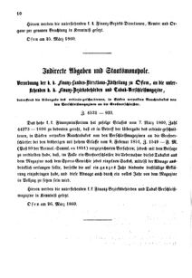 Verordnungsblatt für den Dienstbereich des K.K. Finanzministeriums für die im Reichsrate Vertretenen Königreiche und Länder 18600410 Seite: 2