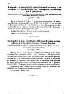 Verordnungsblatt für den Dienstbereich des K.K. Finanzministeriums für die im Reichsrate Vertretenen Königreiche und Länder 18600823 Seite: 4