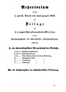 Verordnungsblatt für den Dienstbereich des K.K. Finanzministeriums für die im Reichsrate Vertretenen Königreiche und Länder 18611107 Seite: 3