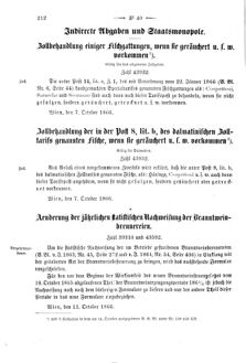 Verordnungsblatt für den Dienstbereich des K.K. Finanzministeriums für die im Reichsrate Vertretenen Königreiche und Länder 18661017 Seite: 2