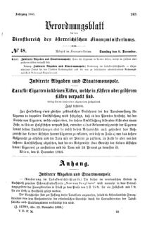 Verordnungsblatt für den Dienstbereich des K.K. Finanzministeriums für die im Reichsrate Vertretenen Königreiche und Länder 18661208 Seite: 9