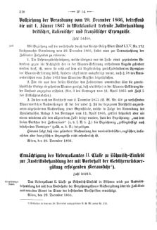 Verordnungsblatt für den Dienstbereich des K.K. Finanzministeriums für die im Reichsrate Vertretenen Königreiche und Länder 18661231 Seite: 42